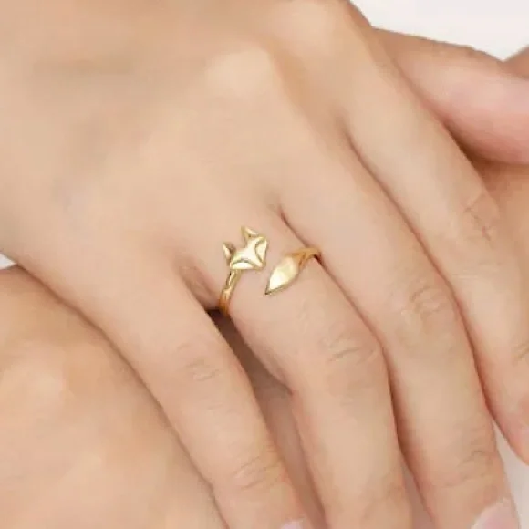 “Into the Woods” Fox Animal Minimalist Cute Ring - Picture 6 of 8